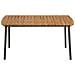 Set Mobili da Pranzo Giardino 5 pz in Polyrattan Grigio - Foto miniatura 5