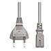 NK 1/5, Power plug type C, C7 coupler, Maschio / femmina - Foto miniatura 1