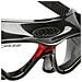 Cobra Goggles Trasparente Regular Nero / rosso - Foto miniatura 3