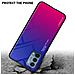 Custodia Compatibile Con Oneplus Nord N200 5g In Viola - Rosso - Coperchio Protettivo Bicolore In Vetro Temperato E Silicone Tpu - Foto miniatura 4