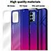 Custodia Compatibile Con Oneplus Nord N200 5g In Viola - Rosso - Coperchio Protettivo Bicolore In Vetro Temperato E Silicone Tpu - Foto miniatura 7