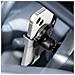 Supporto Auto Smartphone Fissaggio Griglia Di Aerazione Ruotabile A 360° Nero - Foto miniatura 4