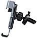 Supporto Auto Smartphone Fissaggio Griglia Di Aerazione Ruotabile A 360° Nero - Foto miniatura 5