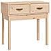 Tavolo Consolle 76,5x40x75 Cm In Legno Massello Di Pino - Foto miniatura 2