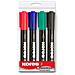 M20945 Marcatore Permanente Punta Smussata Nero, Verde, Rosso 4 Pz - Foto miniatura 1