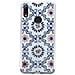 Cover Rigida Per Huawei Y6 2019 Con Motivi Di Ispirazione Orientale, Blu - Foto miniatura 1