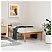Letto Per Anziani Marrone Cera 90x200 Cm Legno Massello Di Pino - Foto miniatura 7