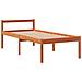 Letto Per Anziani Marrone Cera 90x200 Cm Legno Massello Di Pino - Foto miniatura 1