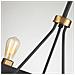 Lampadario Industrial Nordico Silas Acciaio Zinco Antico Ottone 6 Luci E27 - Foto miniatura 4