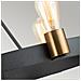 Lampadario Industrial Nordico Silas Acciaio Zinco Antico Ottone 6 Luci E27 - Foto miniatura 5