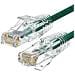 C-PAT-6AU020G-S cavo di rete Verde, Trasparente 2 m Cat6a U /UTP (UTP) - Foto miniatura 1