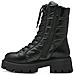 Black Casual Closed Booties Stivaletti Sintetico E Tessile Scarpe Donna Nero Eu 41, 1-26232-41 007 - Foto miniatura 3