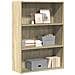 Libreria Rovere Sonoma 80x30x114 Cm In Legno Multistrato - Foto miniatura 1