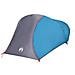 Tenda da Campeggio a Cupola per 4 Persone Blu Impermeabile - Foto miniatura 3