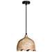 Lampadario Gomati Legno Di Mango Marrone Chiaro - Foto miniatura 3