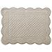 Set 4 tovagliette in cotone trapuntate tortora cm 45x33 - Foto miniatura 1