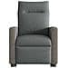 Poltrona Alzapersona Reclinabile Grigio Scuro in Tessuto - Foto miniatura 4