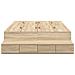 Struttura letto con contenitore Rovere Sonoma 120x200 cm - Foto miniatura 6