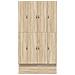 Struttura letto con contenitore Rovere Sonoma 120x200 cm - Foto miniatura 9