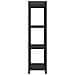 Libreria Rovere nero 40 x 30 x 118 cm Legno multistrato - Foto miniatura 6