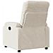 Poltrona Reclinabile Beige in Tessuto di Microfibra - Foto miniatura 3