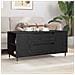 Tavolino da salotto with Drawer Rovere nero 102 x 44.5 x 50 cm - Foto miniatura 4