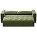 Canterbury Divano Letto 3 Posti Con Baule Ad Anello Verde - Foto miniatura 2