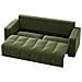 Canterbury Divano Letto 3 Posti Con Baule Ad Anello Verde - Foto miniatura 7