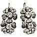 Pendente Doppio Fiore Cristallo Sw 925 Argento 10µ - Foto miniatura 1