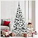 Albero di Natale Artificiale con Rami Pieghevoli Bianco 180 cm - Foto miniatura 2