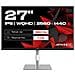 JN-I270WQHD300F-HSP Monitor PC 68,6 cm (27") 2560 x 1440 Pixel Wide Quad HD LED Grigio - Foto miniatura 1