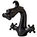 Rubinetto per lavabo da bagno, Blackswan, tipo M265 Dragon, modello corto nero, misura 20 cm - Foto miniatura 1