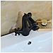 Rubinetto per lavabo da bagno, Blackswan, tipo M265 Dragon, modello corto nero, misura 20 cm - Foto miniatura 2