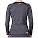 Rashguard casual femminile L /S, Grigio Ossidazione /Nero - XXS - Foto miniatura 2