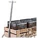 Carrello Espositivo In Legno E Metallo Marrone, 72,39x28,58x49,53 Cm - Foto miniatura 5