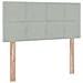 Letto con Contenitore Grigio chiaro 90 x 190 cm Velluto - Foto miniatura 9