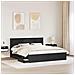 Struttura del letto Nero 180 x 200 cm Legno Ingegnerizzato - Foto miniatura 3