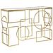 Tavolo Consolle Vkh625-oro-metallo-120x41x81 Cm - Foto miniatura 1