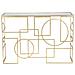 Tavolo Consolle Vkh625-oro-metallo-120x41x81 Cm - Foto miniatura 2