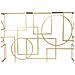 Tavolo Consolle Vkh625-oro-metallo-120x41x81 Cm - Foto miniatura 7