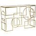 Tavolo Consolle Vkh625-oro-metallo-120x41x81 Cm - Foto miniatura 1