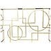 Tavolo Consolle Vkh625-oro-metallo-120x41x81 Cm - Foto miniatura 7