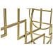 Tavolo Consolle Vkh625-oro-metallo-120x41x81 Cm - Foto miniatura 8