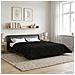 Duvet Invernale Nero 220 x 240 cm Microfibra e Fleece Teddy - Foto miniatura 4