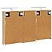Set di Armadi da Bagno con porta 3 pcs 110 x 10,5 x 60,5 cm - Foto miniatura 9