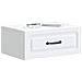 Mobiletto da notte a muro 2 pcs Bianco 49 x 34,5 x 20 cm - Foto miniatura 2
