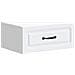 Mobiletto da notte a muro 2 pcs Bianco 49 x 34,5 x 20 cm - Foto miniatura 3