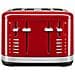 5KMT4109EER 7 4 fetta /e 1640 W Rosso, Acciaio inox - Foto miniatura 4