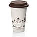 DLSC057 tazza da viaggio 350 ml Marrone, Bianco Ceramica - Foto miniatura 1