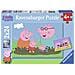 Puzzle Peppa Pig 2 x 24 pz 26 x 18 cm 09082 - Foto miniatura 2